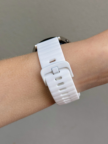 Malla Lineas Para Samsung Galaxy Watch Active 1 Y Active 2 Blanco