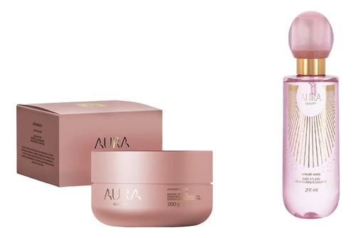 Kit Body Splash + Manteiga Iluminadora Aurora Shine Jade