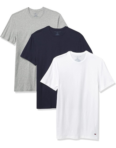 Playera Interior Tommy Hilfiger Hombre 3 Pack Original