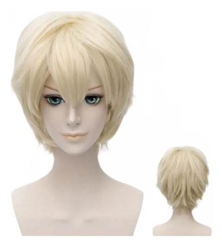 Peluca De Pelo Mikaela Hyakuya Para Cosplay, 30 Cm, Pelo Cor