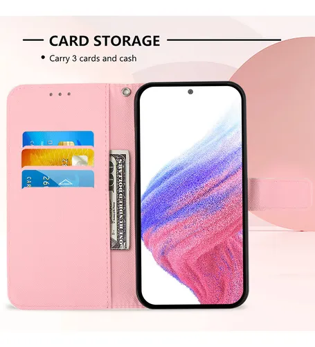 Funda Tipo Cartera De Piel Impresa En 3d Para Google Pixel 9 Series, Cierre Magnético, Soporte, Tpu, Anticaída, Ranuras Para Tarjetas