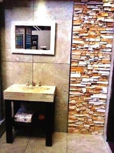 Piedra Natural Murete Travertino Oxido Placa 15x60 X M2