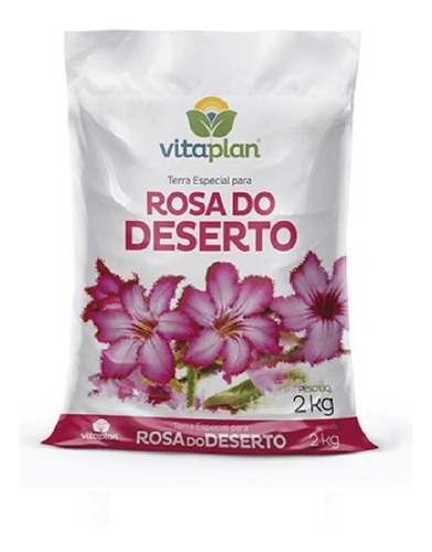 Imagem 1 de 1 de Terra Especial Para Rosa Do Deserto 2kg - Vitaplan