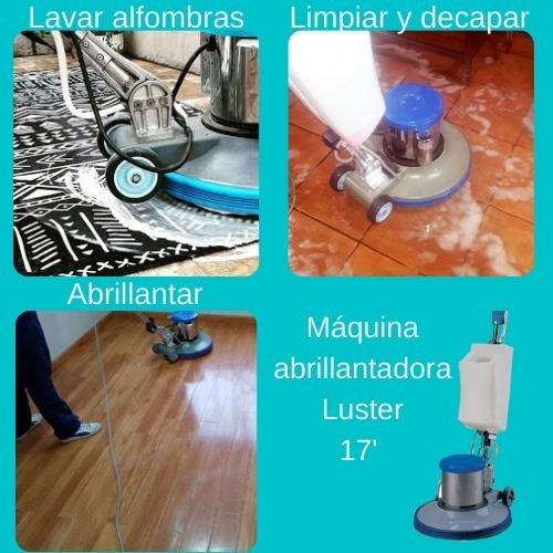 Máquina Abrillantadora Y Lava Pisos Industrial 17 Pulgadas