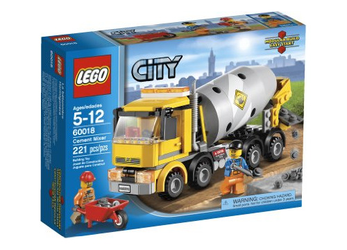 Mezcladora De Cemento Lego City (60018)