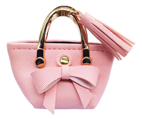 Mini Bolso De Mano En Miniatura, Accesorios De Muñeca Rosa