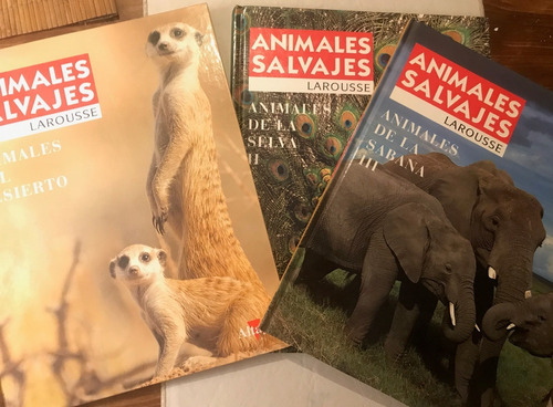 Lote Libros Animales Salvajes Larousse