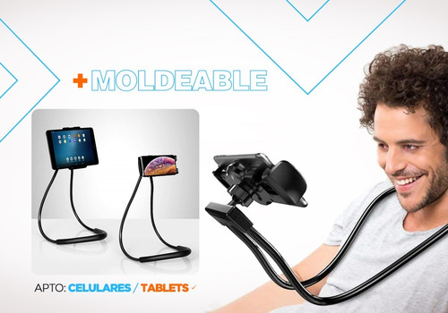Imagen 6 de 10 de Soporte Celular Sujetador Cuello Flexible Hand Free Practico