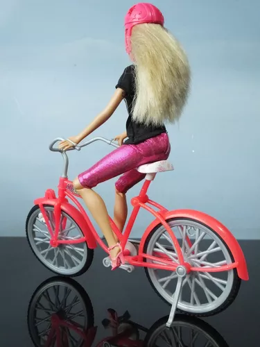 Boneca Barbie Ciclista Passeio de Bicicleta HBY28 - Mattel - Ideal Presentes