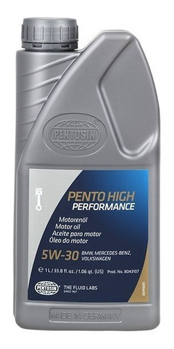 Aceite Motor Pentosin 5w30 100% Sintétic 1l Bmw Audi Mercede