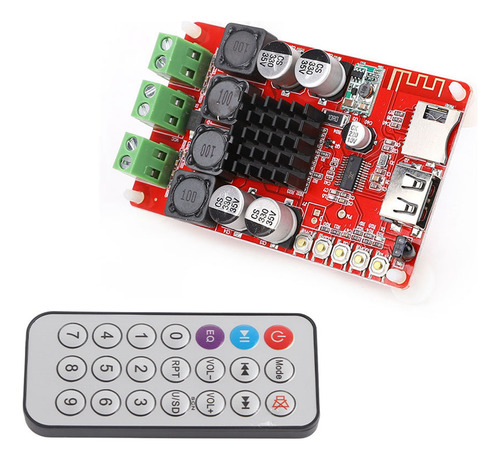 Placa Amplificadora Digital Tpa3116, Receptor, Disco U, Tarj