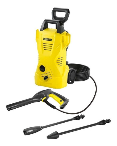 Imagen 2 de 2 de Hidrolavadora eléctrica Kärcher Home & Garden K2 Telescopic 16022150 amarilla/negro con 1600psi de presión máxima 127V - 60Hz
