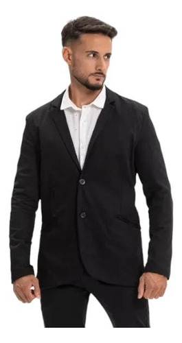 Saco Saten Hombre Farenheite Negro