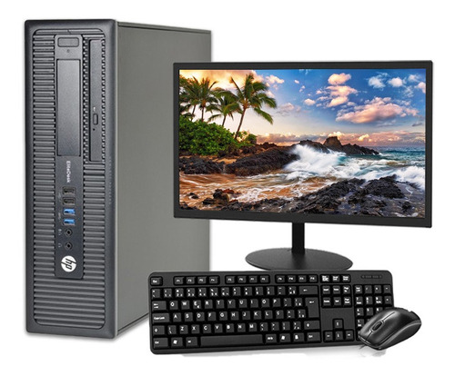 Imagem 3 de 7 de Computador Completo Hp I5 8gb Ssd480gb Monitor 19 Elitedesk