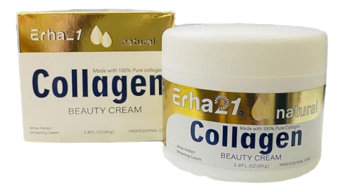 Crema Facial Hidratante Blanqueadora Con Colageno 