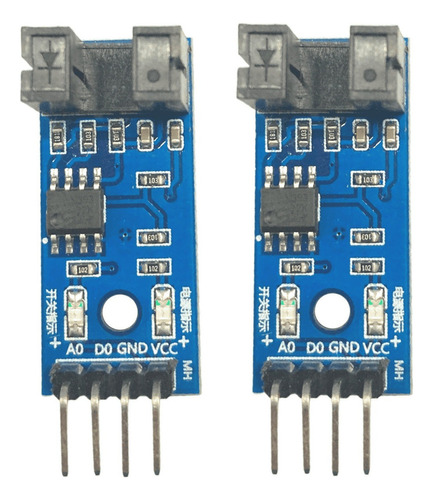 2 Sensor Velocidade Módulo Encoder Óptico Para Arduino C/