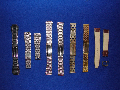 Pulseras De Reloj - Acero Inoxidable / Doradas ( Usadas) (Usado)