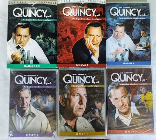 Quincy,m:e: Temp. 1,2,3,4,5,6y7  Dvd Originales Made In Usa