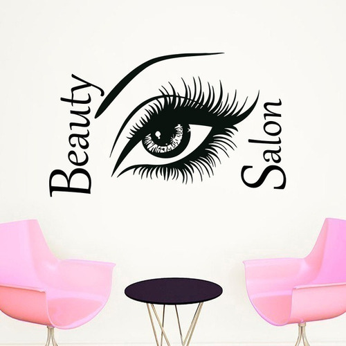 Vinilo Decorativo Top Eye Beauty Salon  