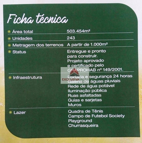 Imagem 22 de 30 de Terreno À Venda, 1028 M² Por R$ 140.000,00 - Village Parahybuna - Paraibuna/sp - Te0582