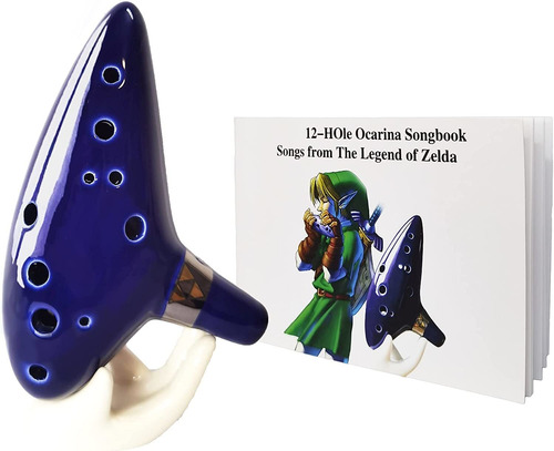 Legend Of Ocarina Of Time, Ocarina Alto C De 12 Hoyos C...