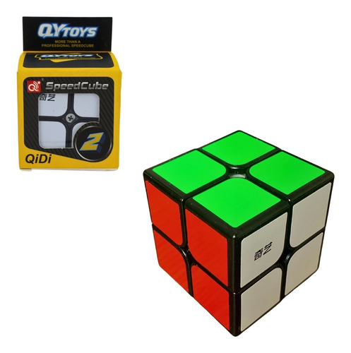 Cubo Mágico Profesional 2x2x2 Qidi Speedcube Negro