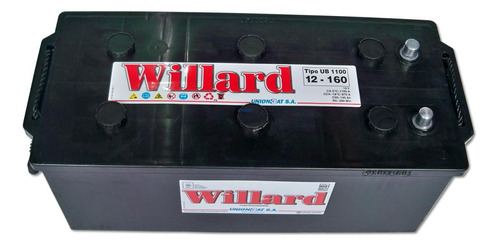 Batería Willard 12 X 160 + Derecho Ub1100