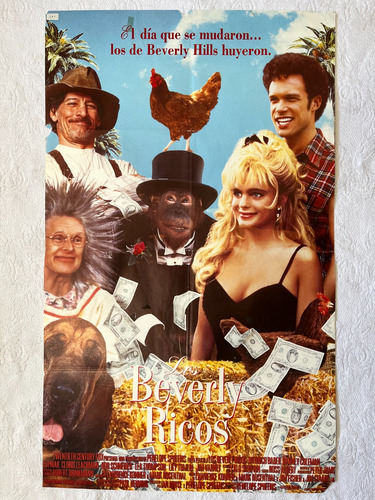 Póster Película; Los Beverly Ricos. N° 2205 (Usado)