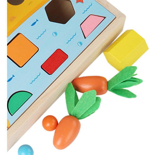Brinquedo Montessori 3 Em 1, Brinquedo De Classificação De