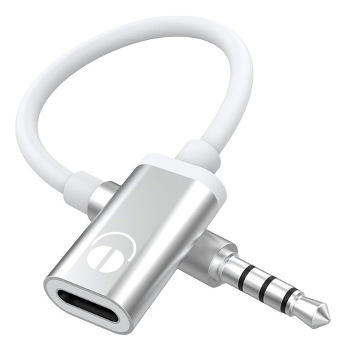 Adaptador De Cable De Audio Macho A Hembra Tipo C De 3,5 Mm