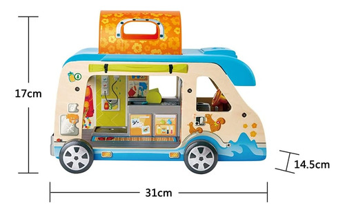 Hape Adventure Van, Juego De Simulación Con Figuras De Acció