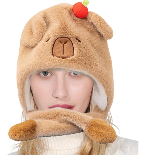 Gorro De Animal Con Orejas Gorro Cálido De Dibujos Animados