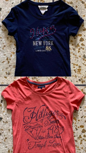 Franelas De Niña Tommy Hilfiger Original Talla 14