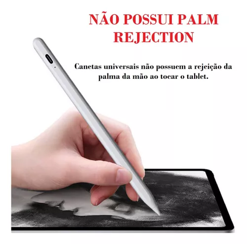 Para apple pencil 2 ipad caneta caneta de rejeição palma stylus para ipad  pro mini 6