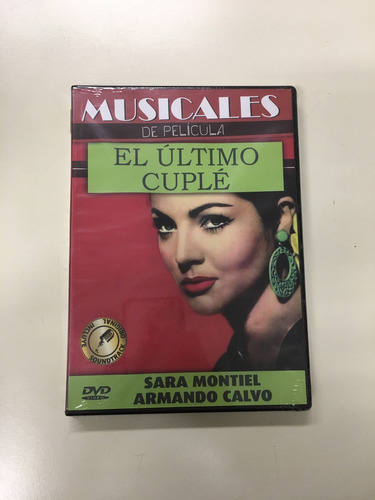 El Ultimo Cuple Dvd Nuevo Sara Montiel Musical Juan Orduña