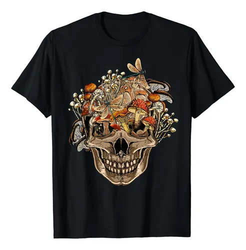comprar Mushroom Skull Cute Hippie Mushroom Para Hombres Mujeres Niñ