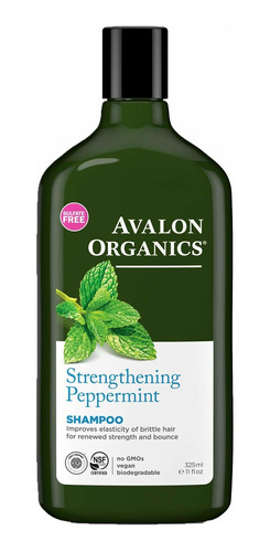 Champú Avalon Organics De Limón, 11 Onzas, 2 Unidades, Hi.