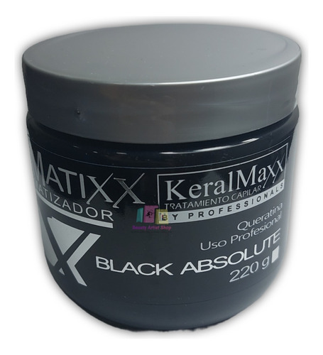 Matizador Negro Keralmaxx 220g Para El Cabello