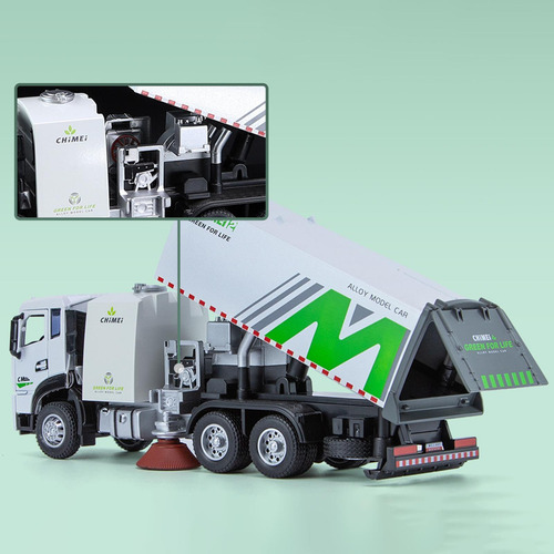1/32 Camión De Basura Juguete Juguete Juguete Juguete Con