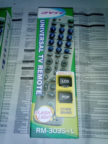 Control Remoto Universal Para Televisores D Todo Tipo Marcas