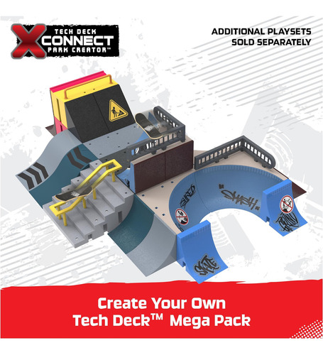 Tech Deck Vert Wall 20: Parque Modular X-connect Para Trucos