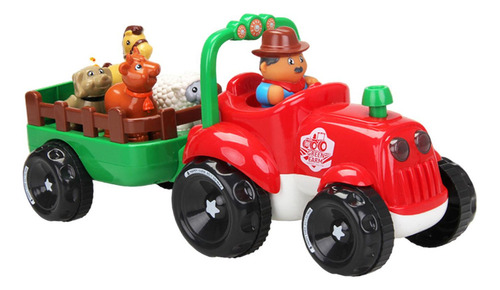 Nuevo Tractor De Granja De Juguete Musical, Juguete De