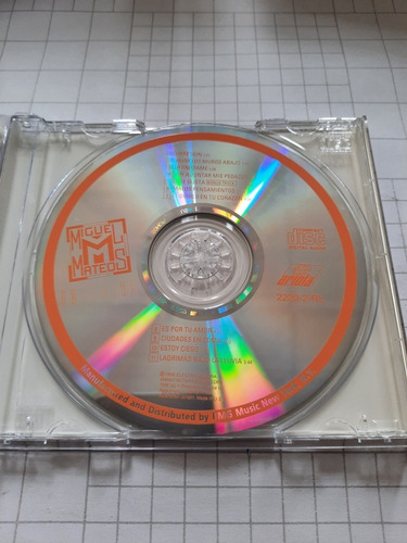 Miguel Mateos - Obsesión. Cd - Primera Ed.