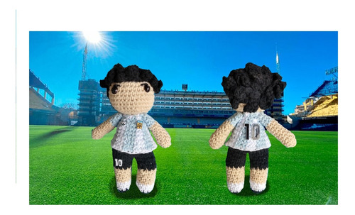 Maradona Amigurumi De La Selección Argentina