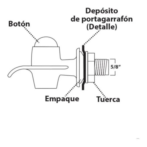 4 Llave Repuesto Termo No Requiere Herramientas