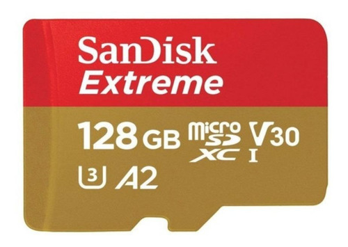 Imagem 1 de 2 de Cartão de memória SanDisk SDSQXA1-128G-GN6MA  Extreme 128GB