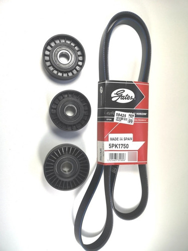 Imagen 6 de 10 de Kit Poly V Gates Mercedes Benz Clase A 160/190 Rod Skf