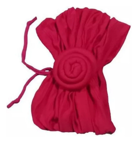 Turbante Feminino Afro Flor 2 Em 1 Já Cor Vermelho