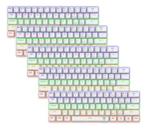 Comprar Pack X 5 Teclados Gamer T-dagger Arena Rainbow White