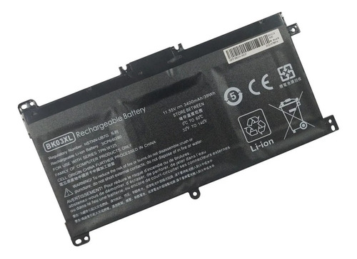 Bateria Compatible Hp Envy X360 Bk03xl 14-ba T-ba Lb7s Ub7g Negro